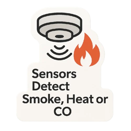 Smoke and heat detectors for fire safety Coimbatore