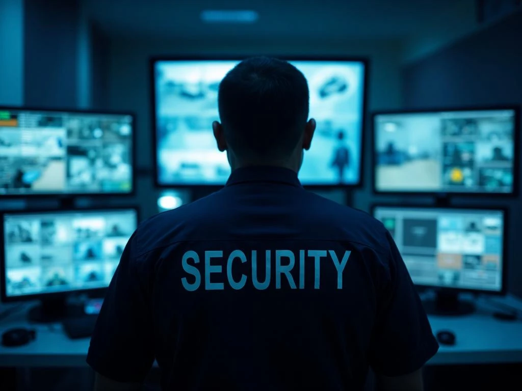 Intelitor central monitoring team tracking live security alerts across multiple screens