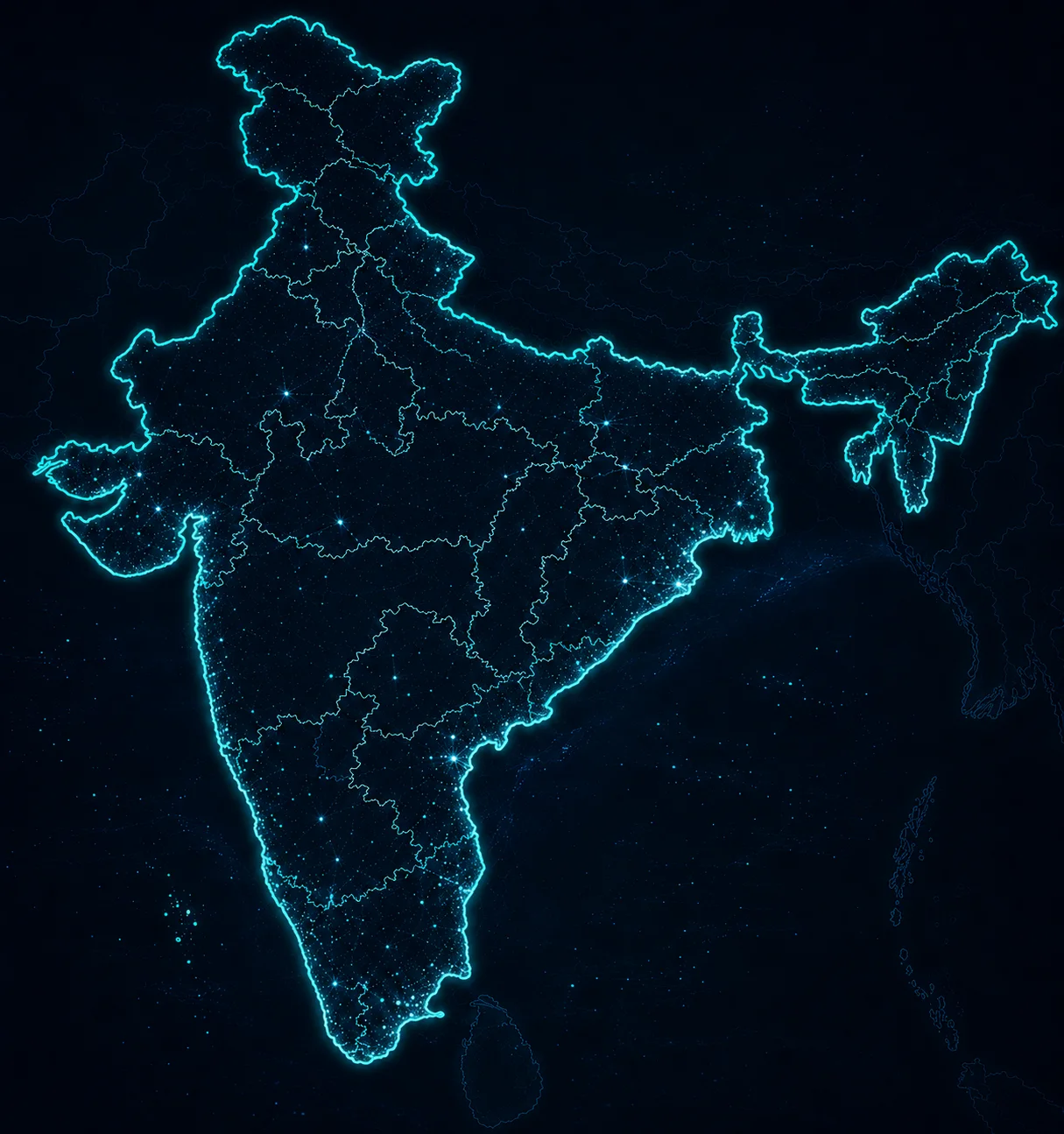 India security network map